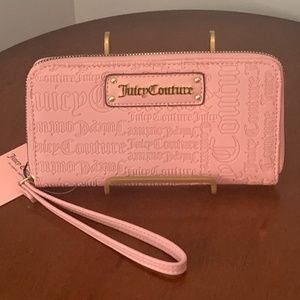 Juicy Couture S Goth Dbos Pink Wallet / Wristlet --New In Box
